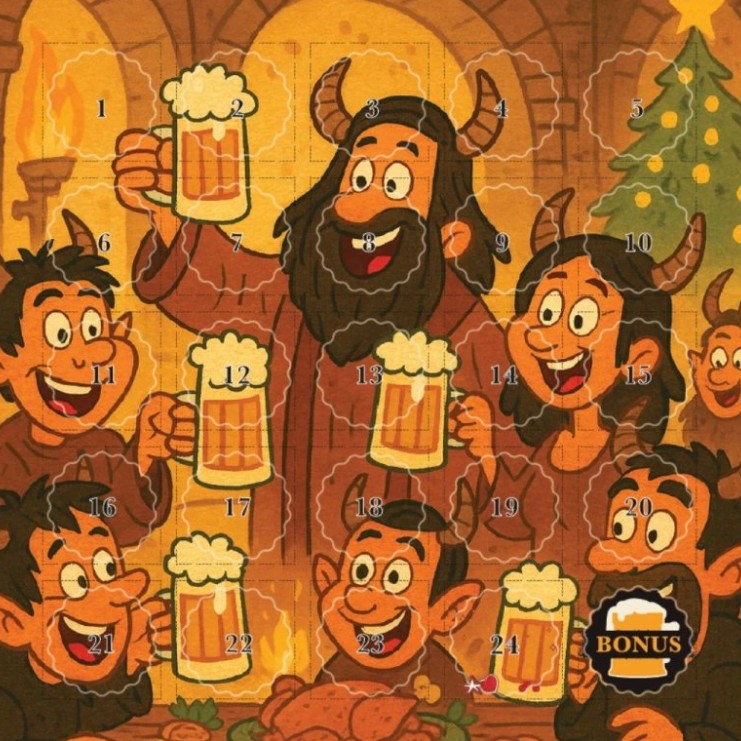 Pivný adventný kalendár ako vianočný darček