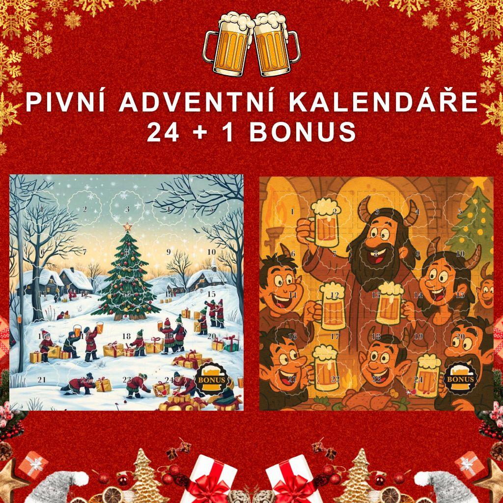 Pivný adventný kalendár ako darček pre pivára