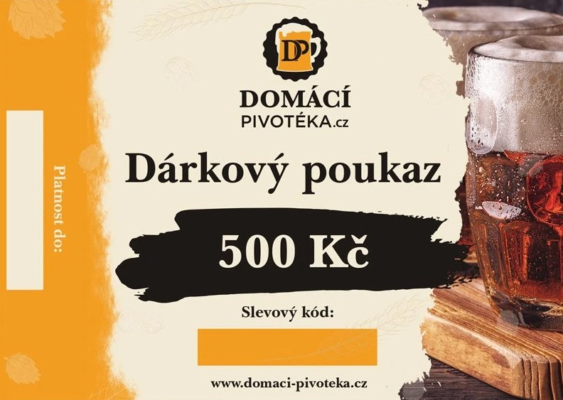 Darčekový poukaz na pivo